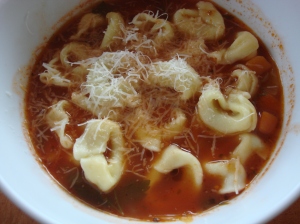 Leandro's was more tortellini than soup, but we are making progress!